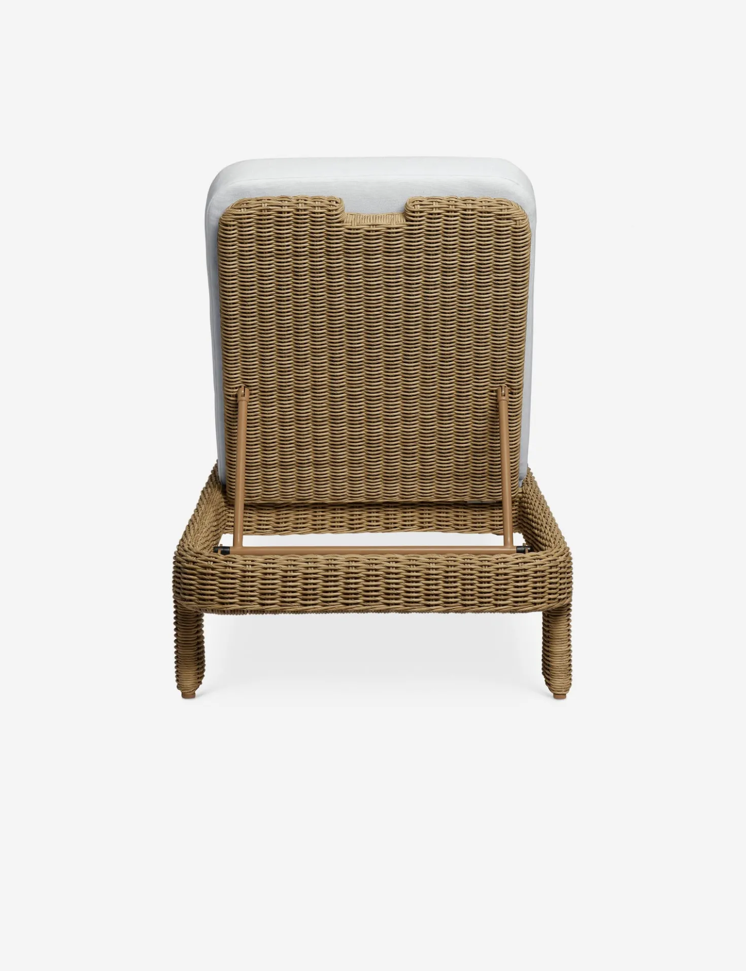 Hadler Outdoor Lounger, Ivory