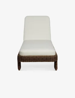 Hadler Outdoor Lounger, Ivory