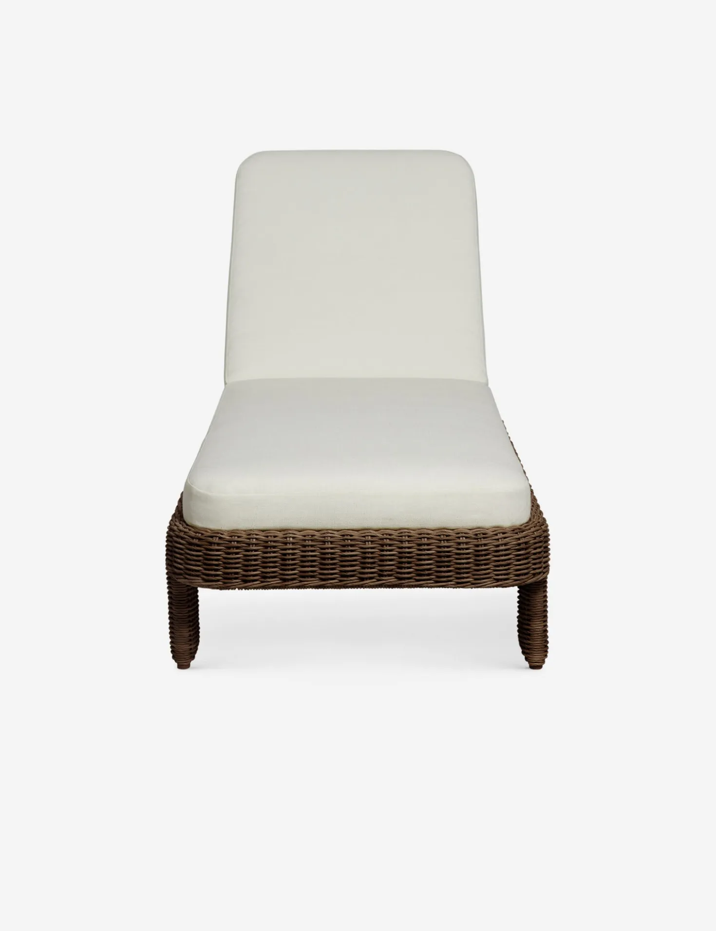 Hadler Outdoor Lounger, Ivory