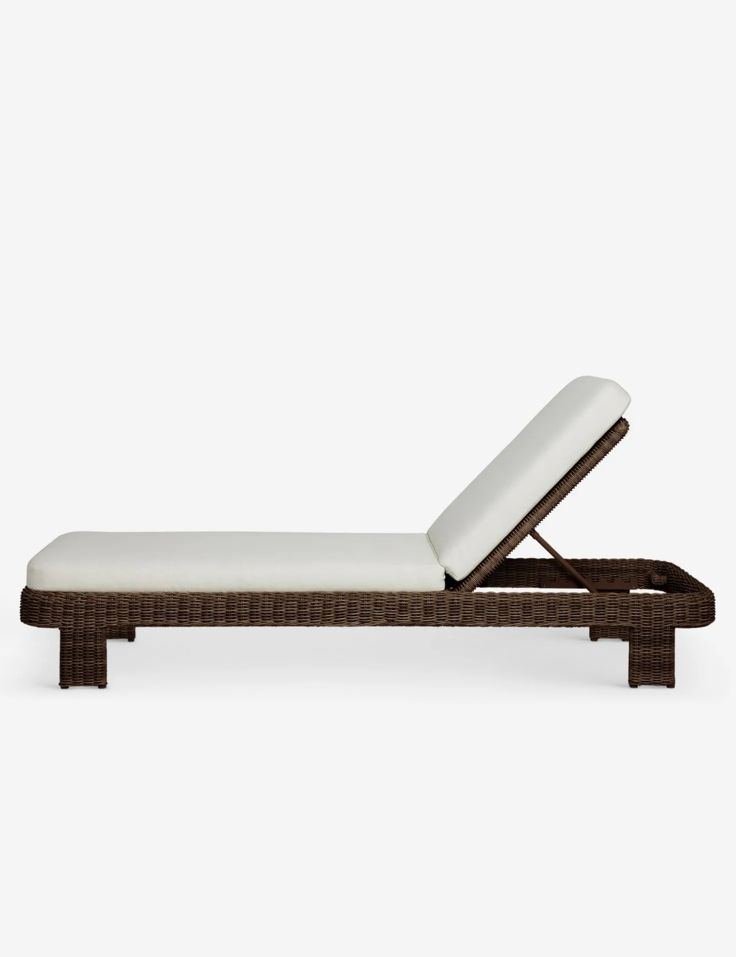 Hadler Outdoor Lounger, Ivory