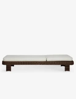 Hadler Outdoor Lounger, Ivory