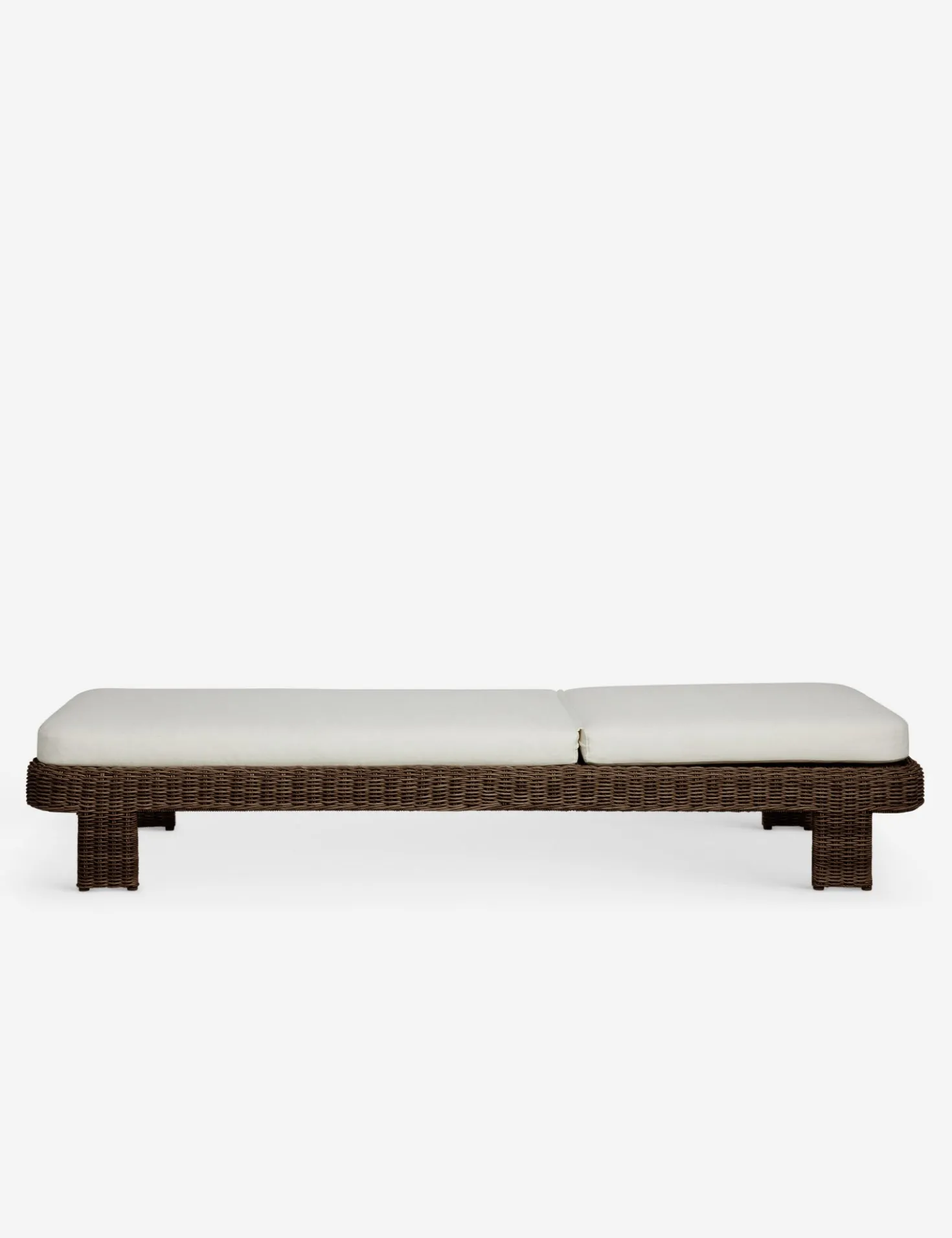 Hadler Outdoor Lounger, Ivory
