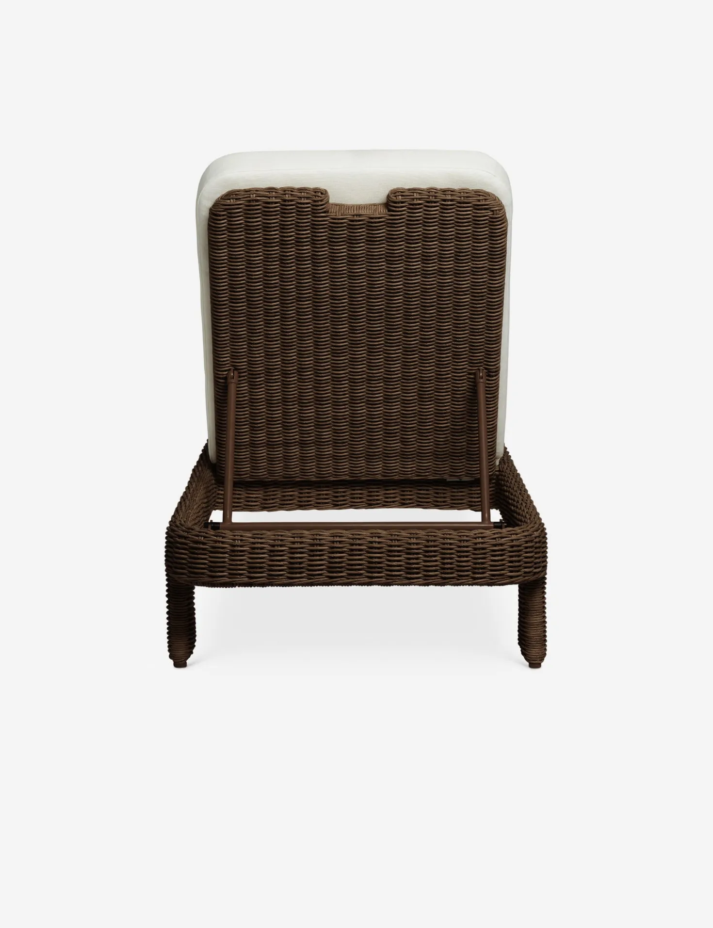 Hadler Outdoor Lounger, Ivory