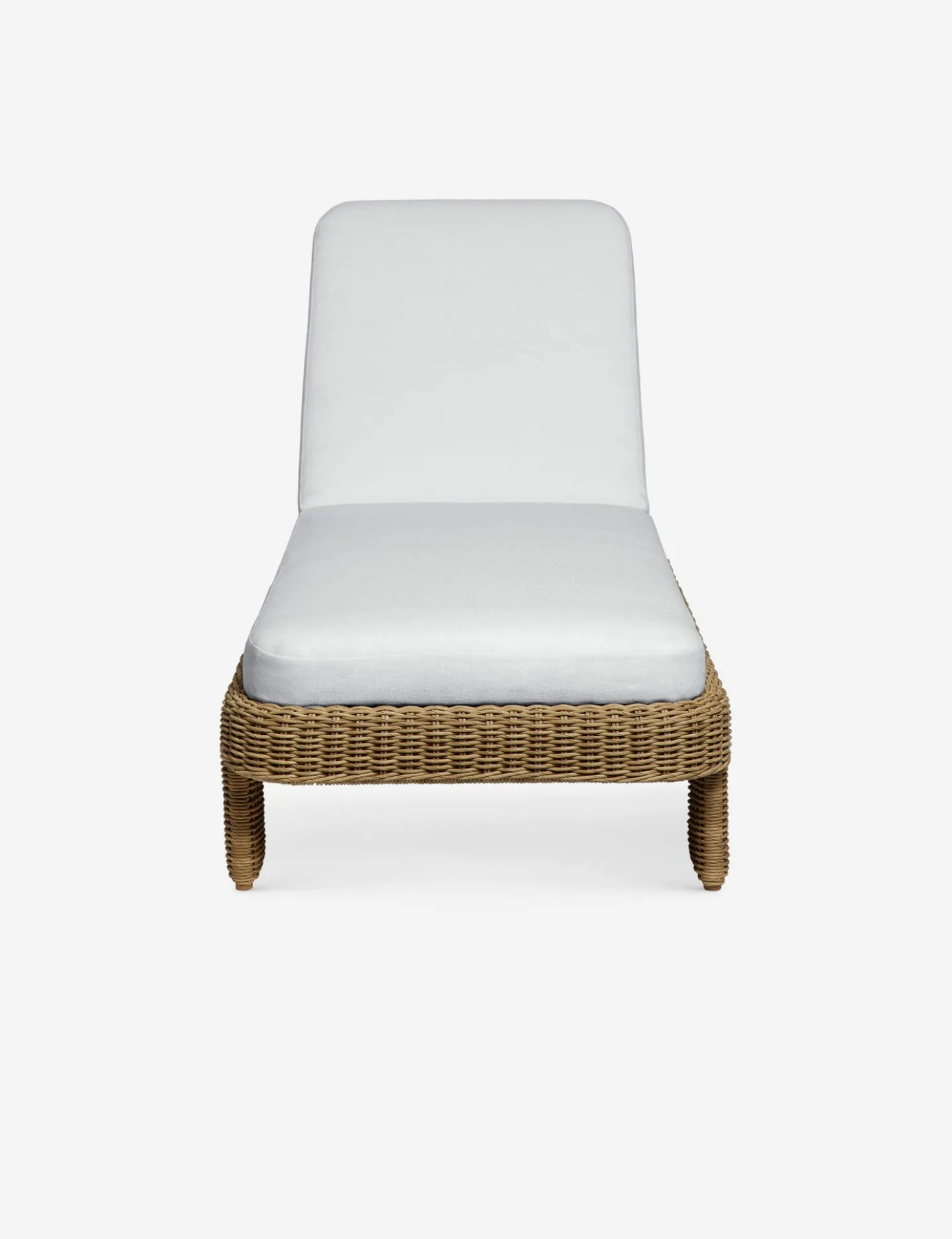 Hadler Outdoor Lounger, Ivory
