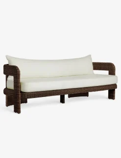 Hadler Outdoor Sofa, Ivory