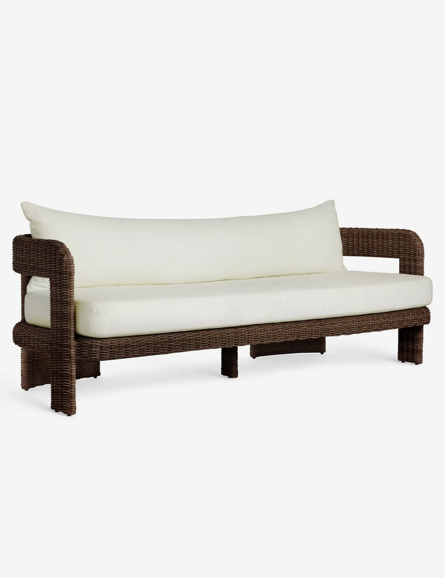 Hadler Outdoor Sofa, Ivory