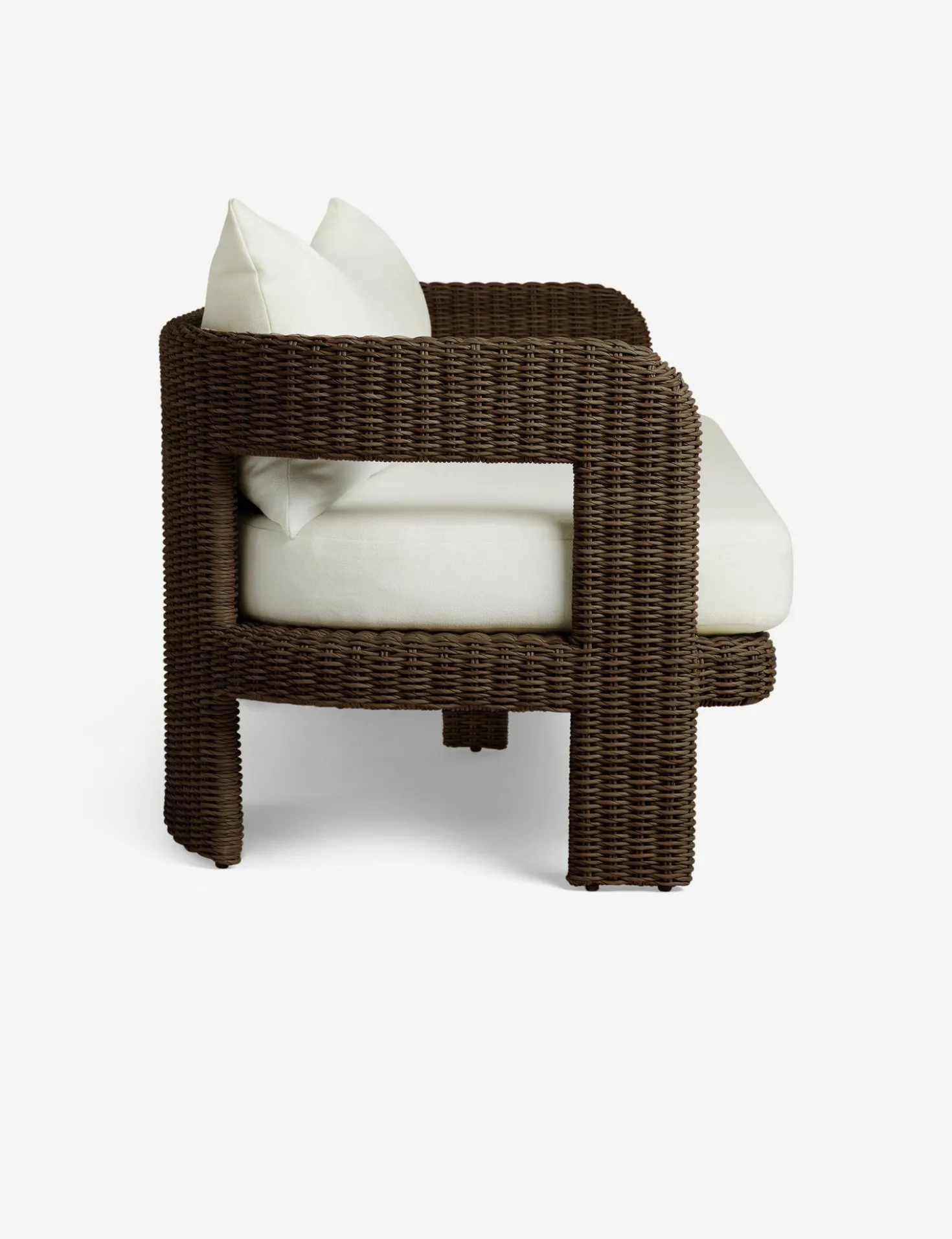 Hadler Outdoor Sofa, Ivory