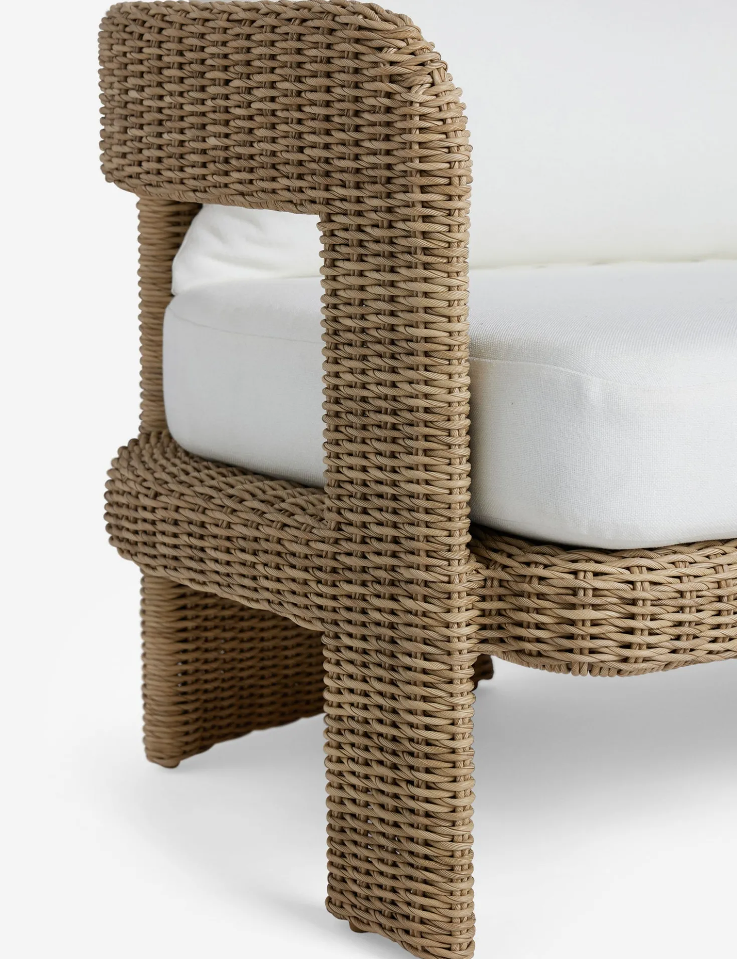 Hadler Outdoor Sofa, Ivory