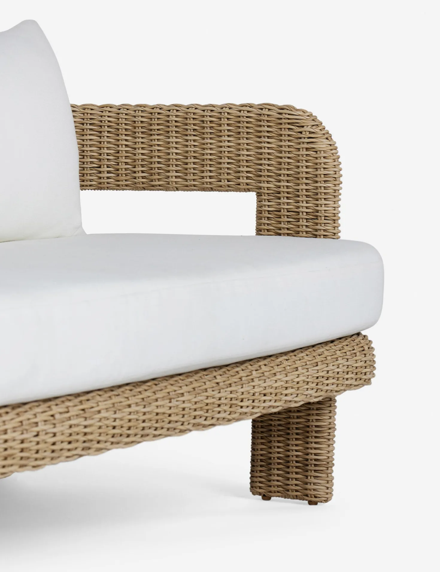 Hadler Outdoor Sofa, Ivory