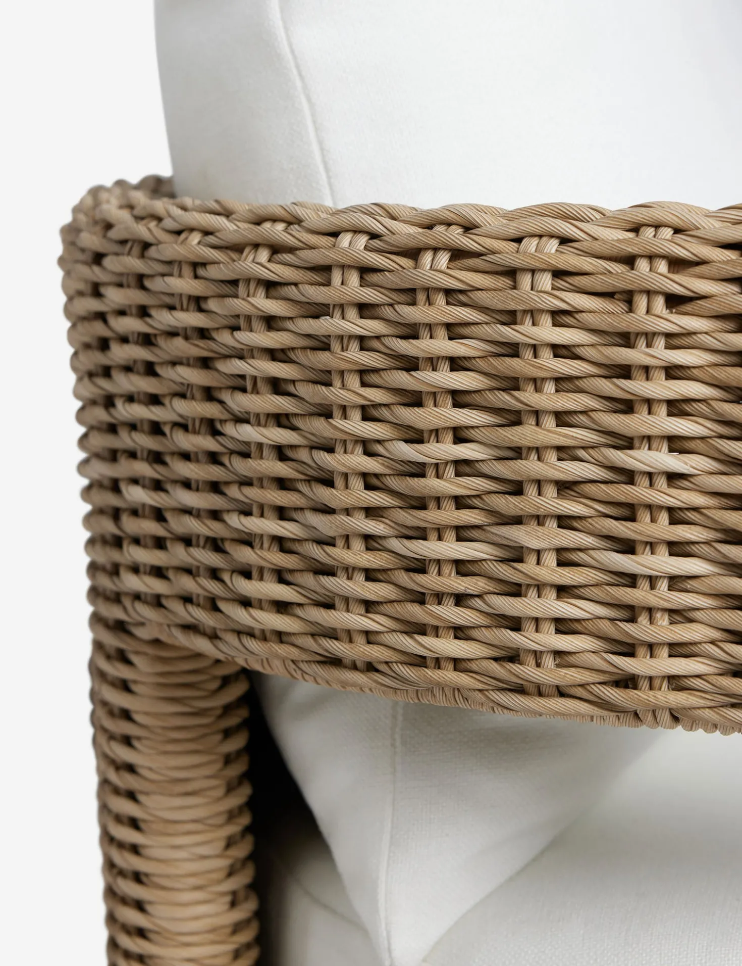 Hadler Outdoor Sofa, Ivory