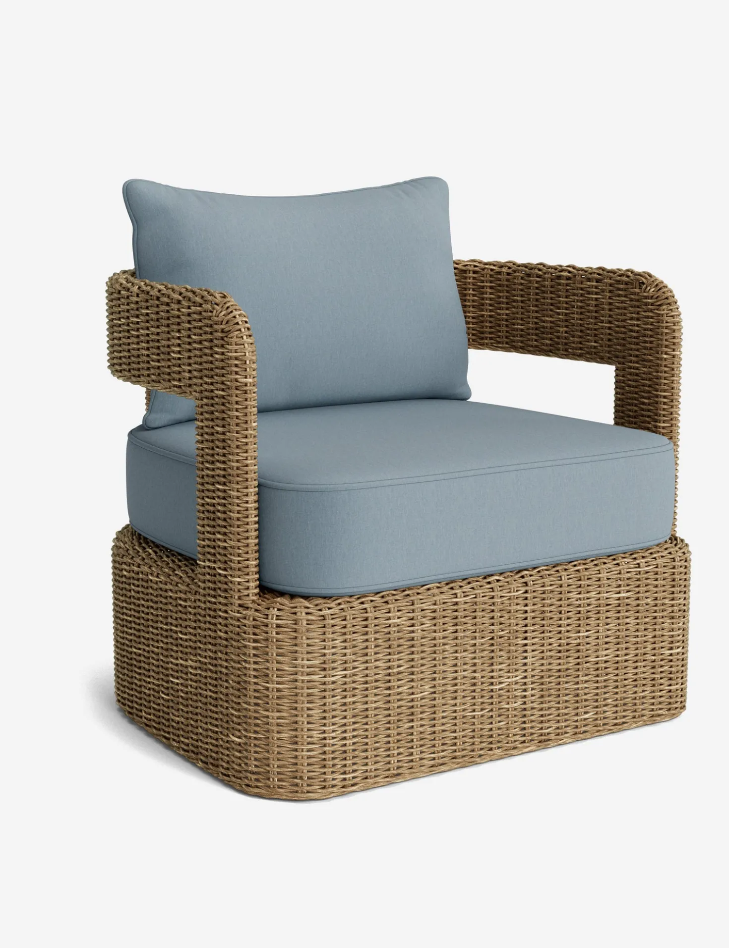 Hadler Outdoor Swivel Lounge Chair