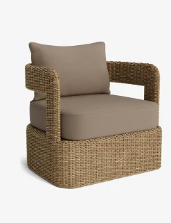 Hadler Outdoor Swivel Lounge Chair