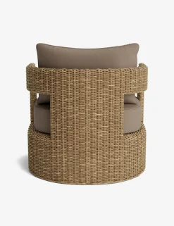 Hadler Outdoor Swivel Lounge Chair