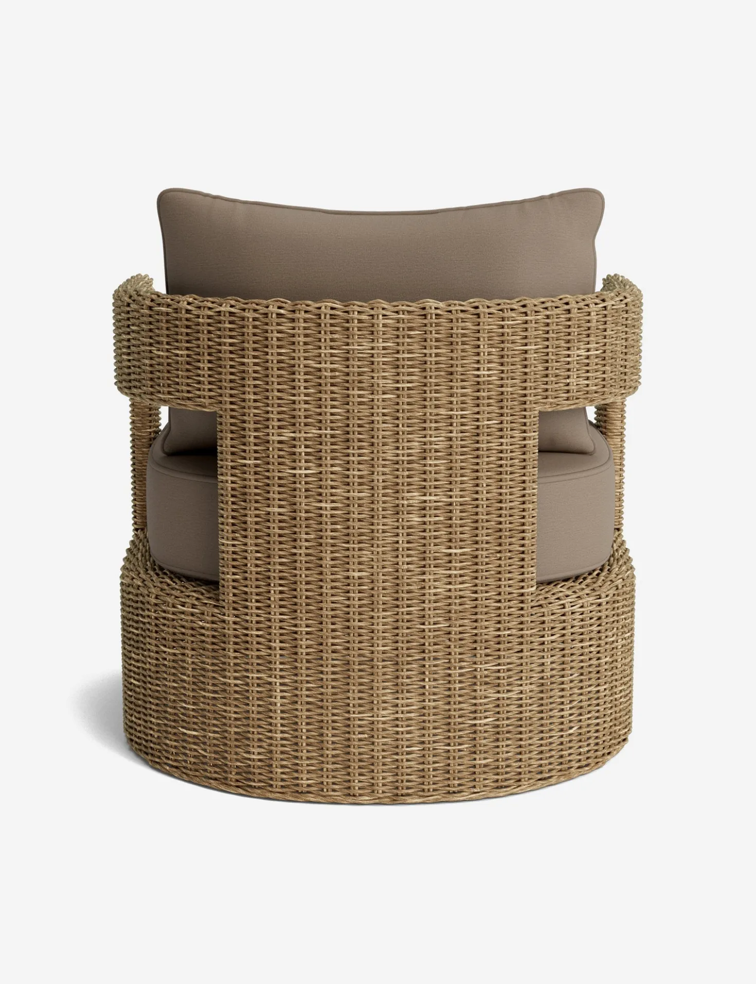 Hadler Outdoor Swivel Lounge Chair