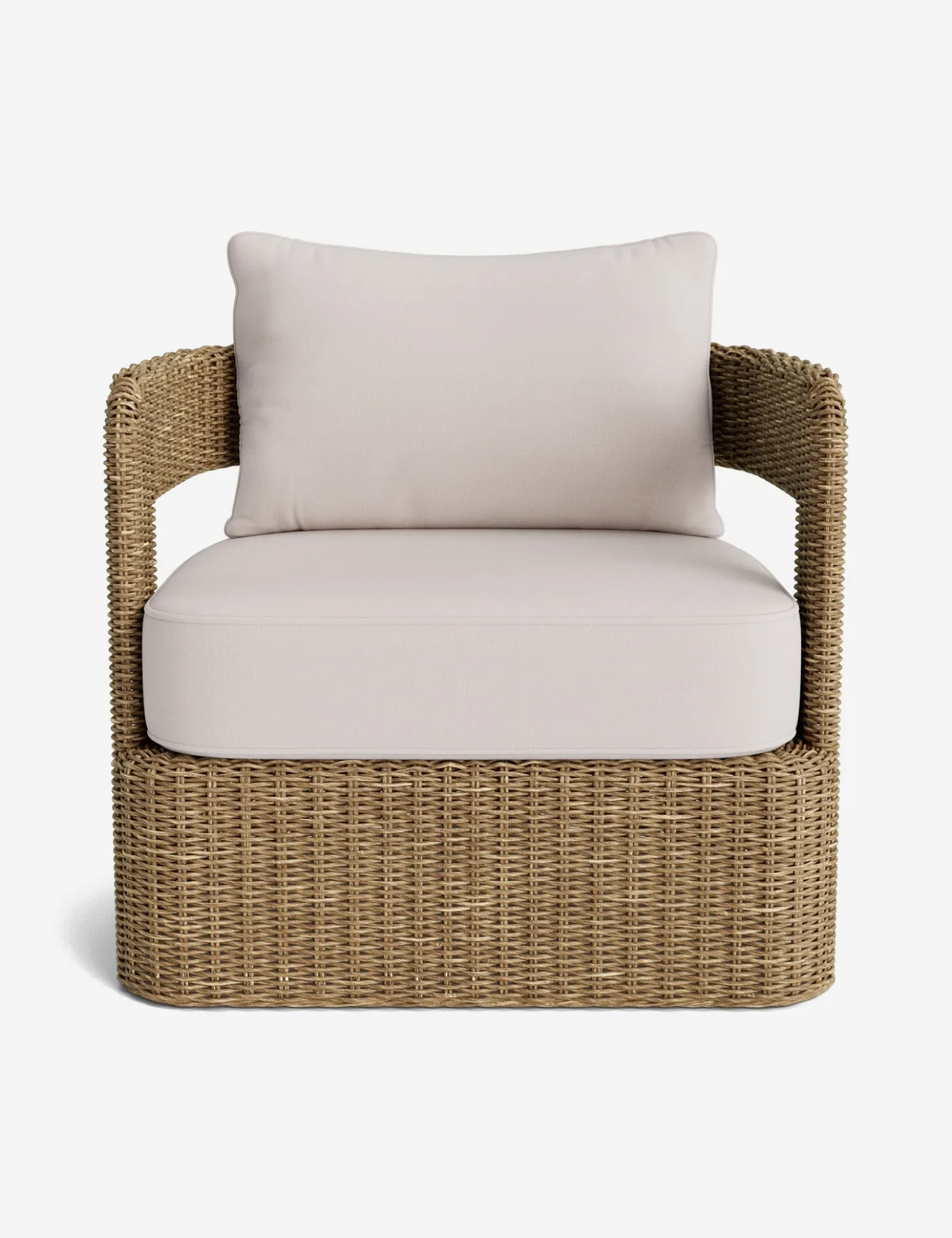 Hadler Outdoor Swivel Lounge Chair