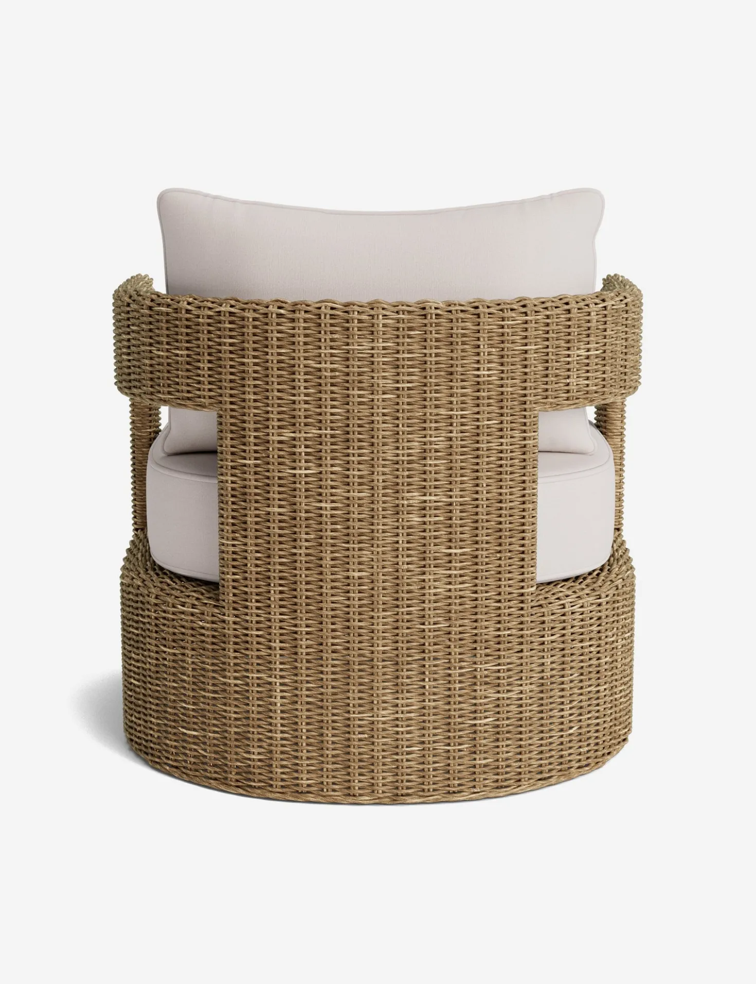 Hadler Outdoor Swivel Lounge Chair
