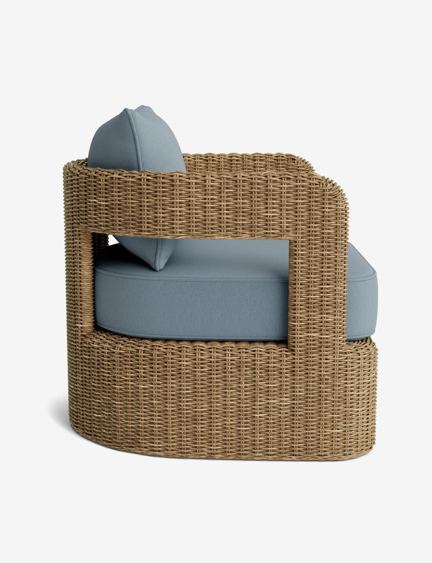 Hadler Outdoor Swivel Lounge Chair