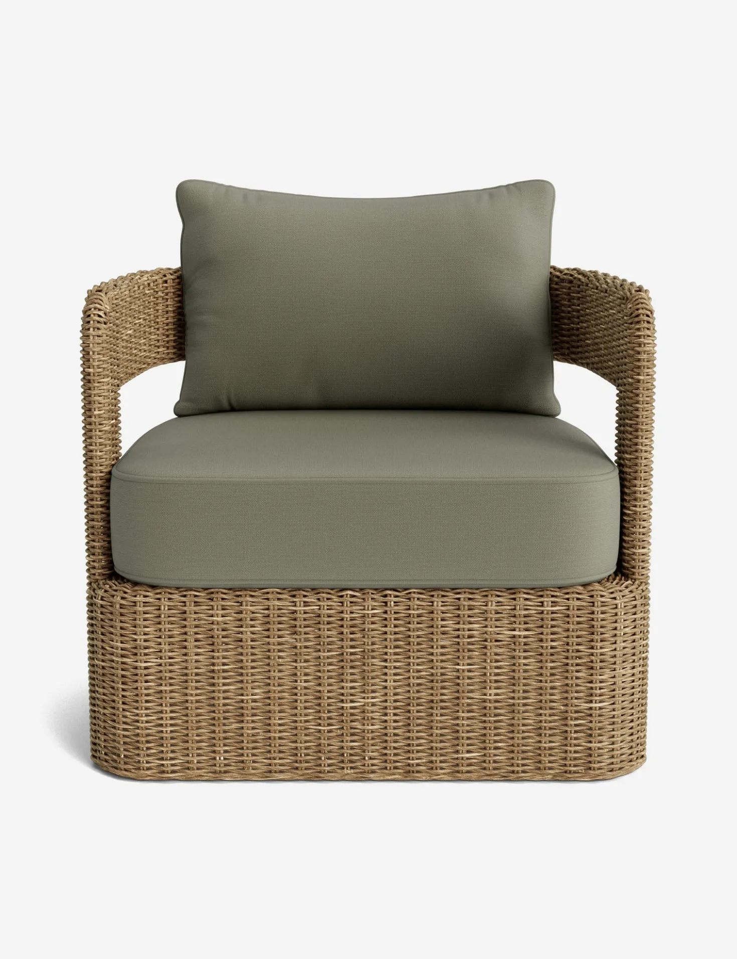 Hadler Outdoor Swivel Lounge Chair