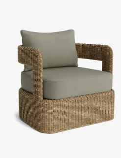 Hadler Outdoor Swivel Lounge Chair