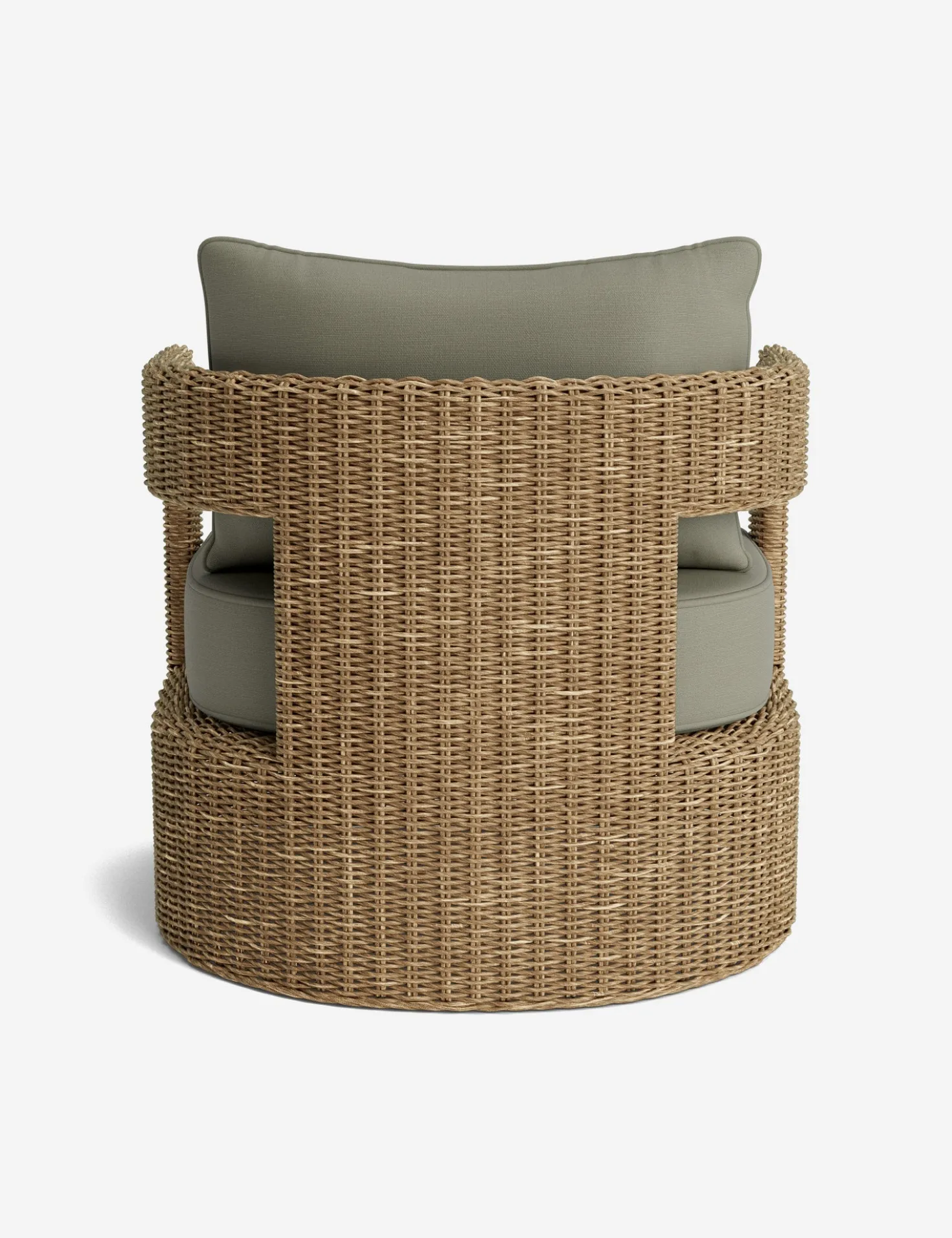 Hadler Outdoor Swivel Lounge Chair