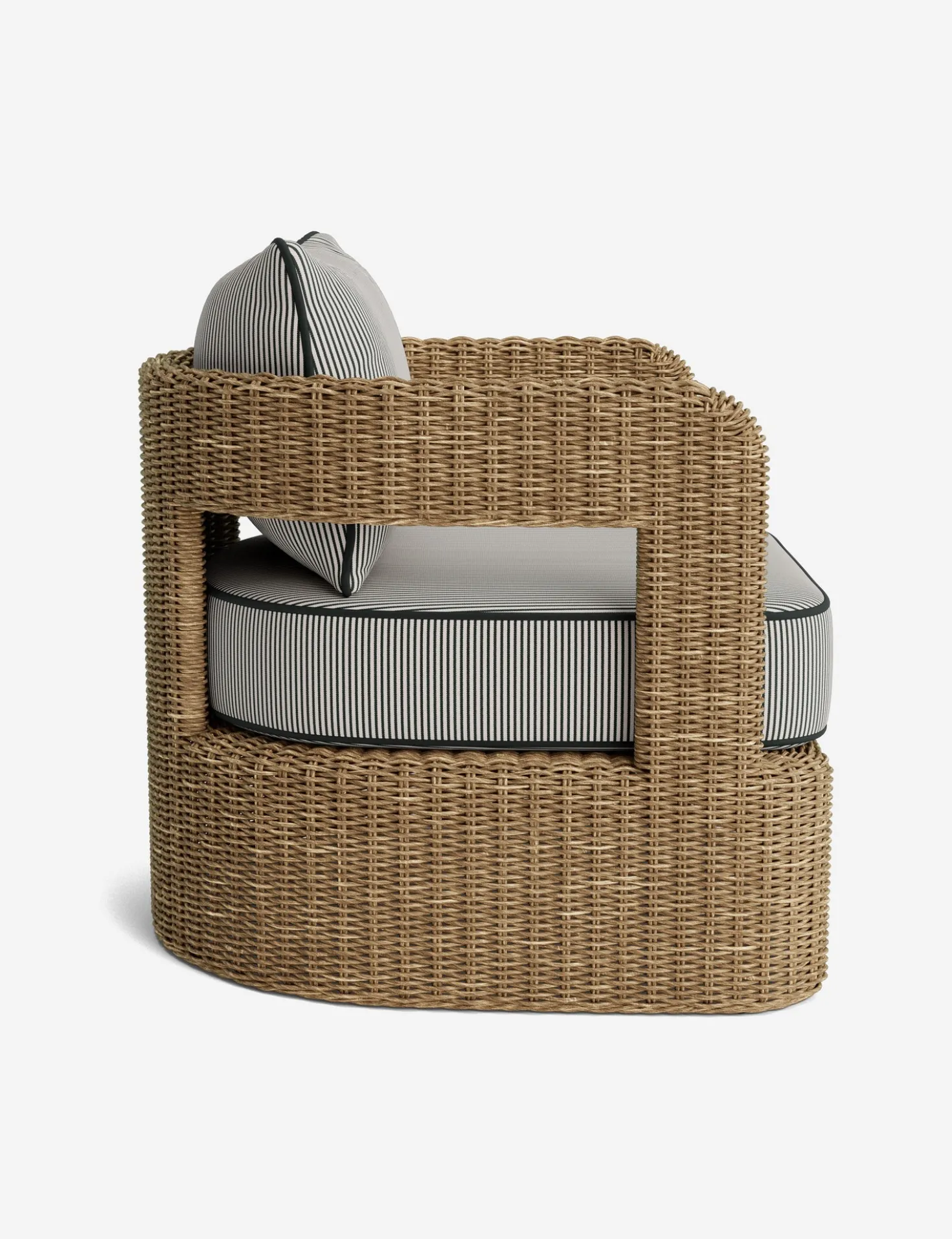 Hadler Outdoor Swivel Lounge Chair