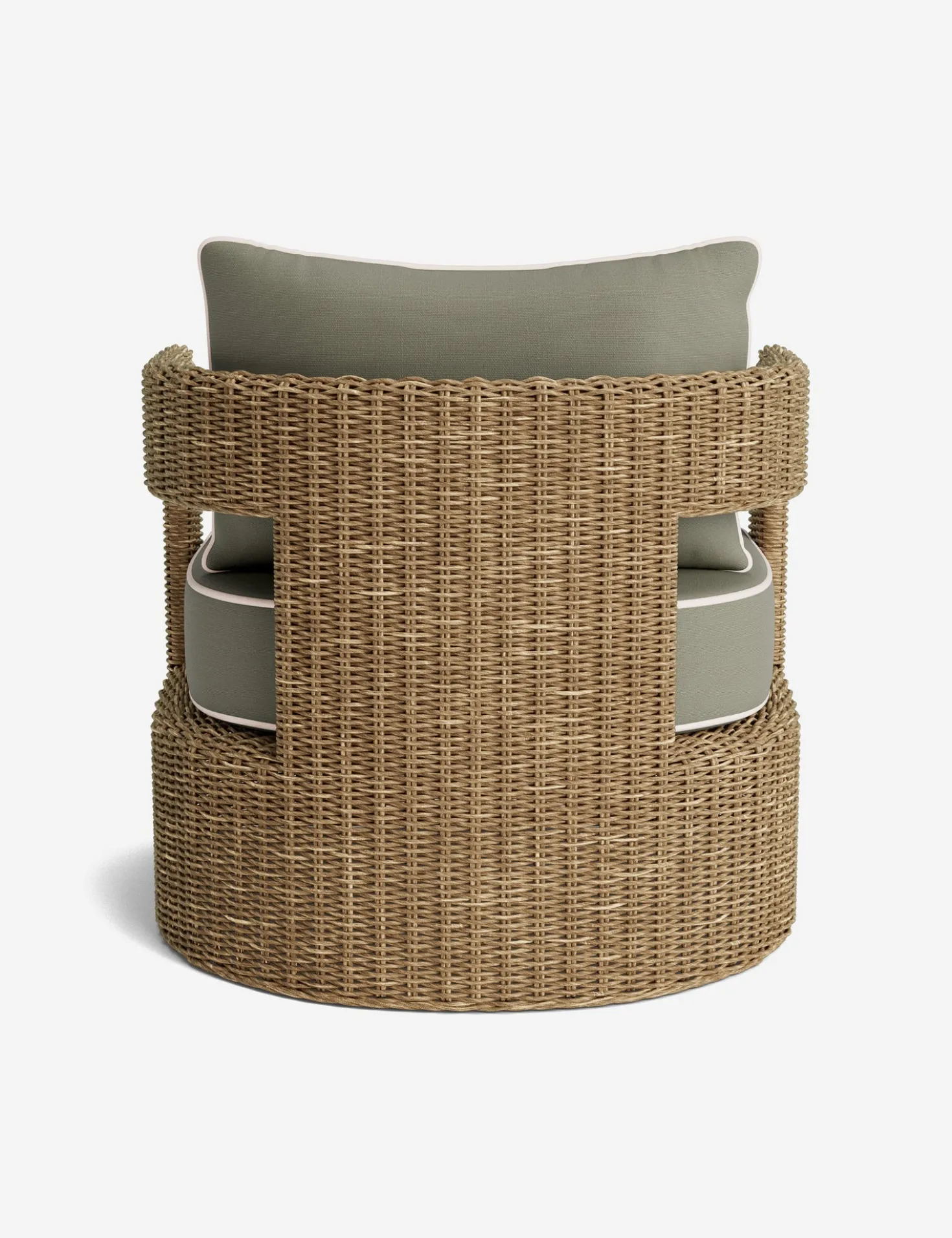 Hadler Outdoor Swivel Lounge Chair