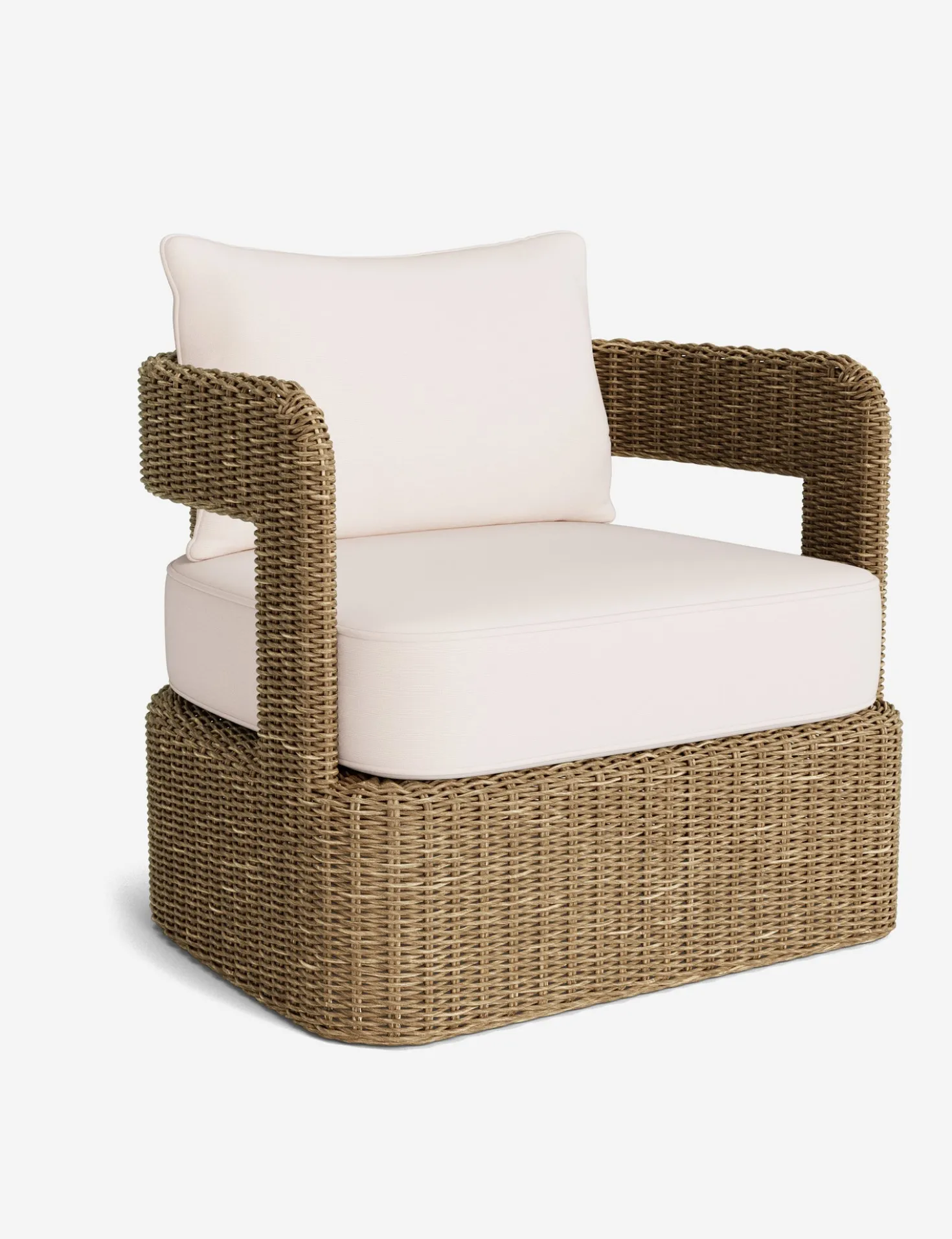 Hadler Outdoor Swivel Lounge Chair