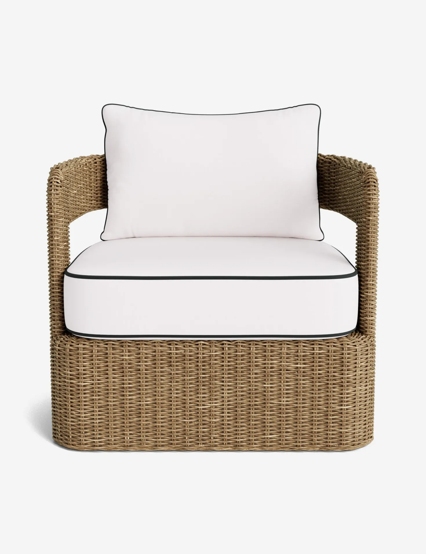 Hadler Outdoor Swivel Lounge Chair