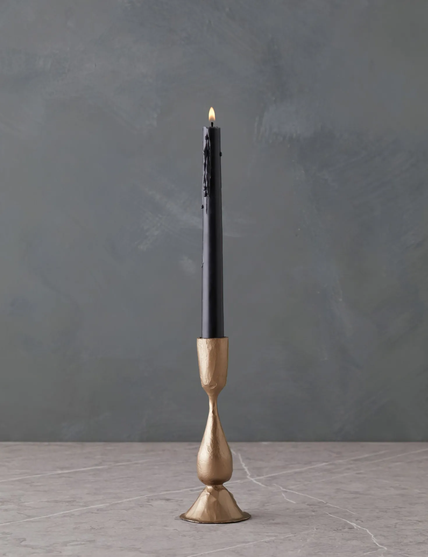 Hand-Forged Iron Taper Candle Holder