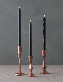 Hand-Forged Iron Taper Candle Holder