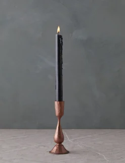 Hand-Forged Iron Taper Candle Holder