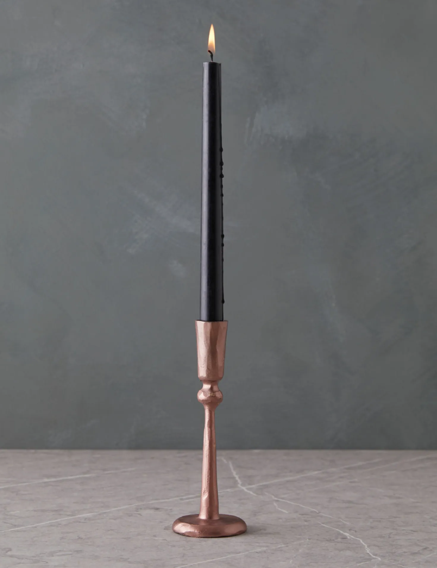 Hand-Forged Iron Taper Candle Holder