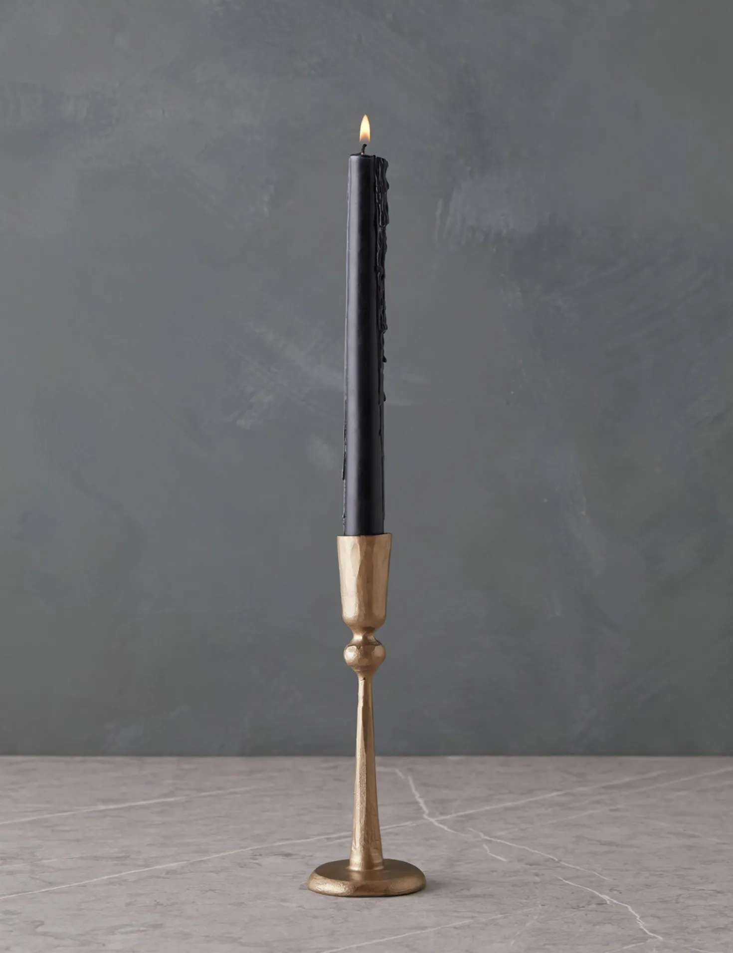 Hand-Forged Iron Taper Candle Holder