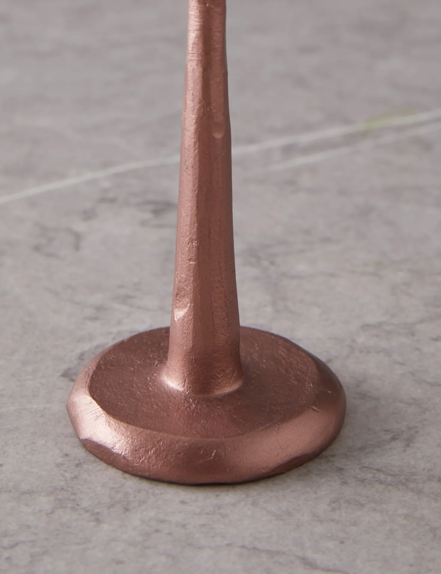 Hand-Forged Iron Taper Candle Holder