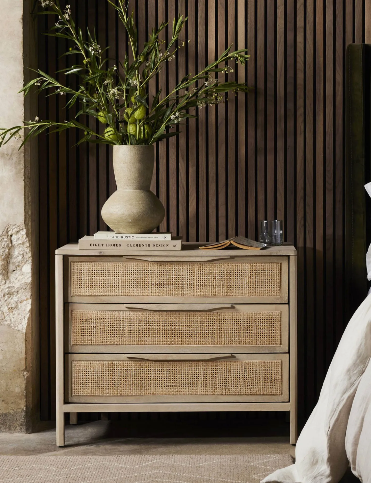 Hannah 3-Drawer Nightstand