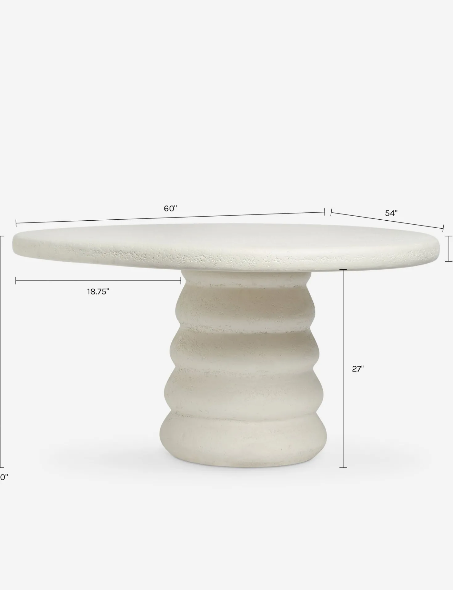 Hannu Indoor / Outdoor Round Dining Table by Aimee Song