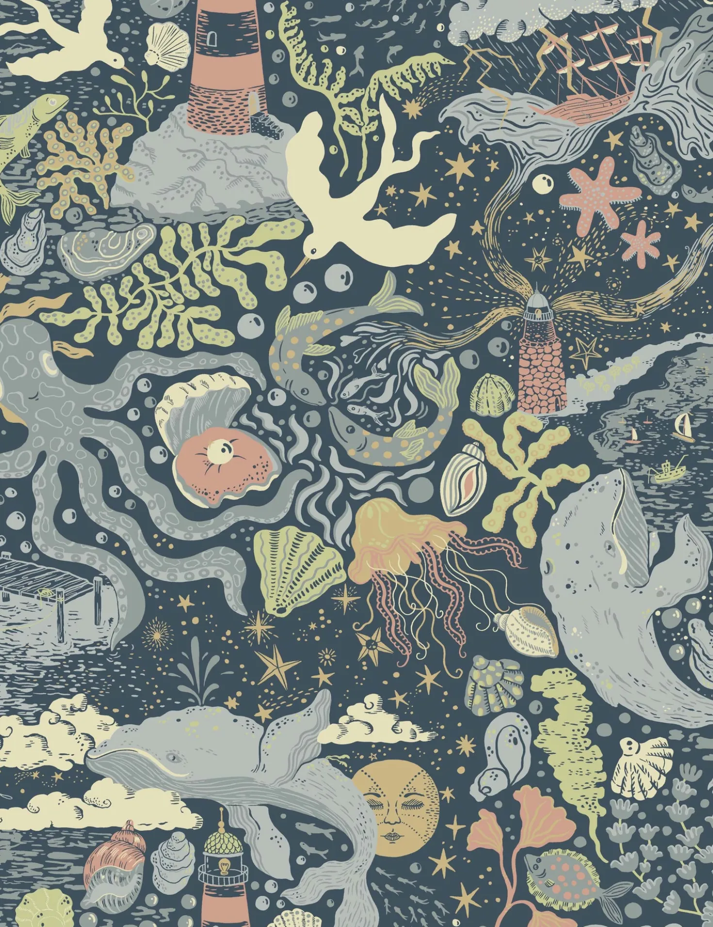 Havet Wallpaper by Lina Schnaufer