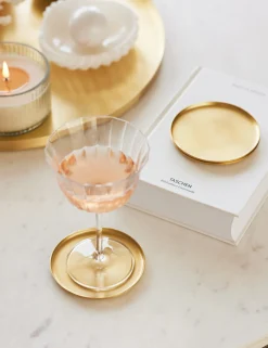 Heirloom Brass Coasters (Set of 4) by Fleck