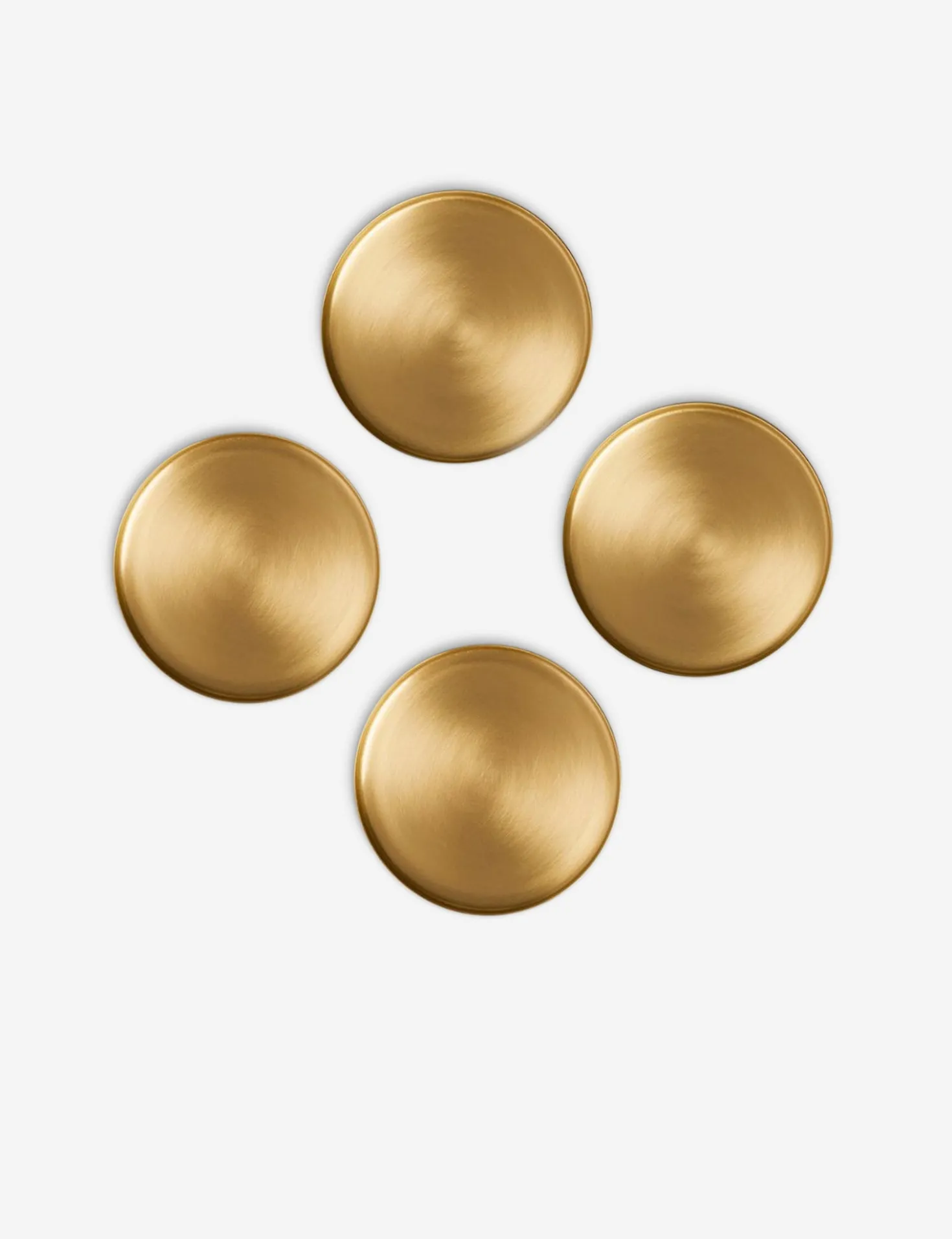 Heirloom Brass Coasters (Set of 4) by Fleck