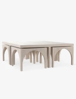 Hilgard Nesting Square Coffee Table (Set of 4)