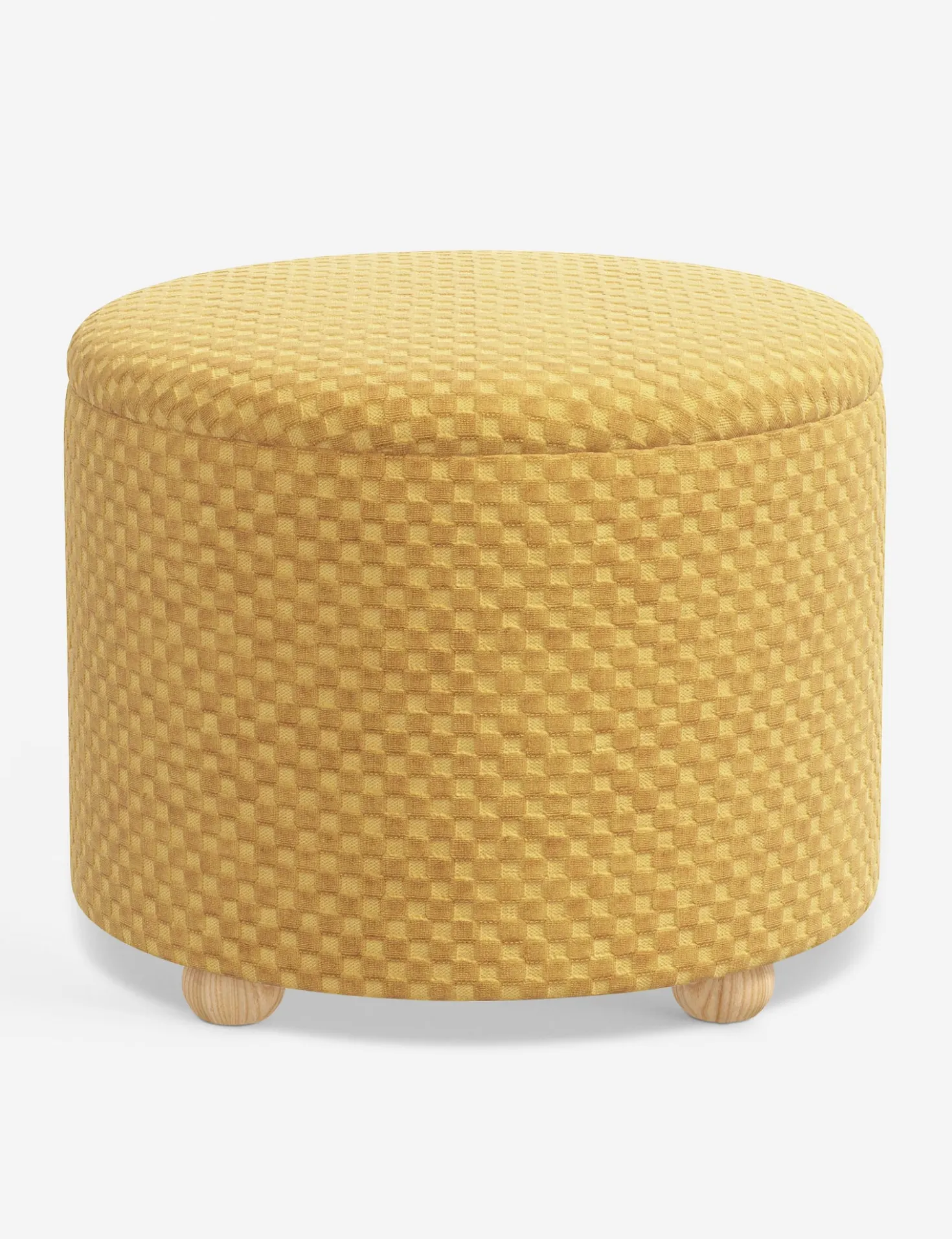 Hi-Lo Checker Velvet Fabric by Sarah Sherman Samuel