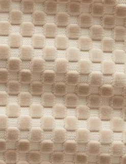 Hi-Lo Checker Velvet Fabric by Sarah Sherman Samuel