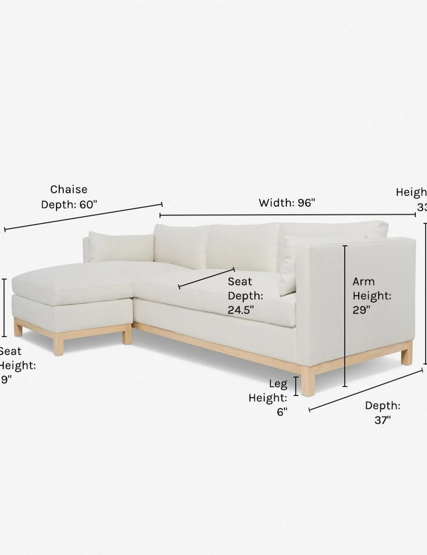 Hollingworth Sectional Sofa by Ginny Macdonald