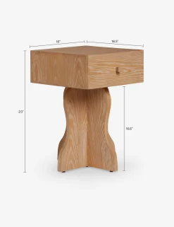 Hourglass Nightstand by Sarah Sherman Samuel