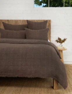 Hunter Linen Duvet Cover by Pom Pom at Home