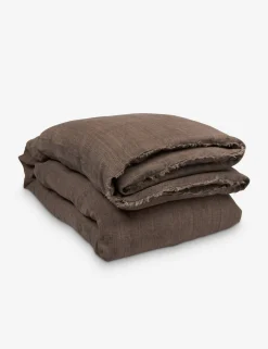 Hunter Linen Duvet Cover by Pom Pom at Home