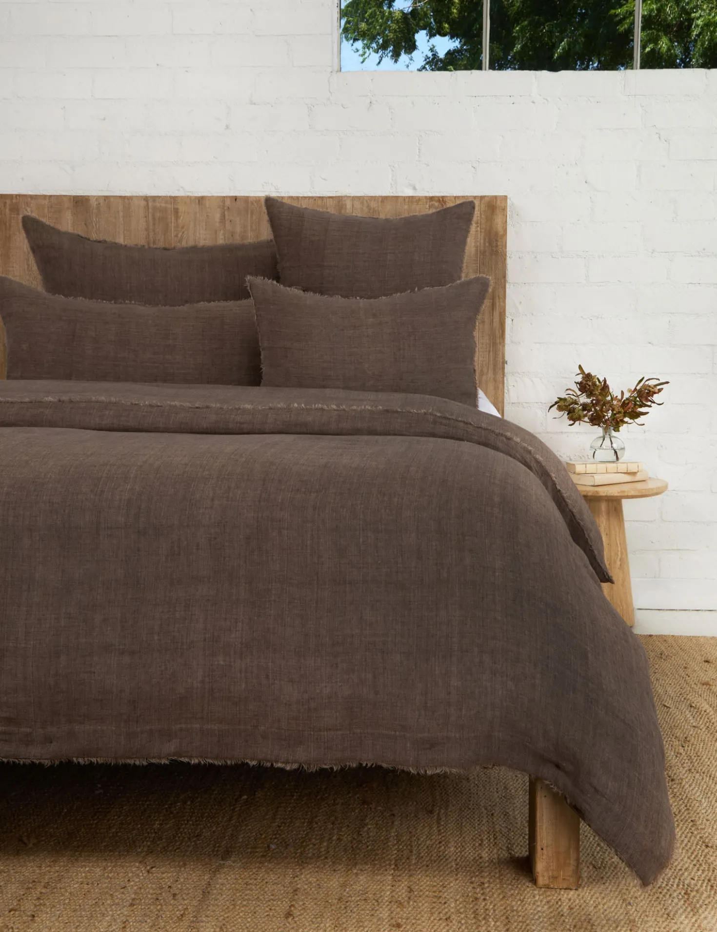 Hunter Linen Sham by Pom Pom at Home