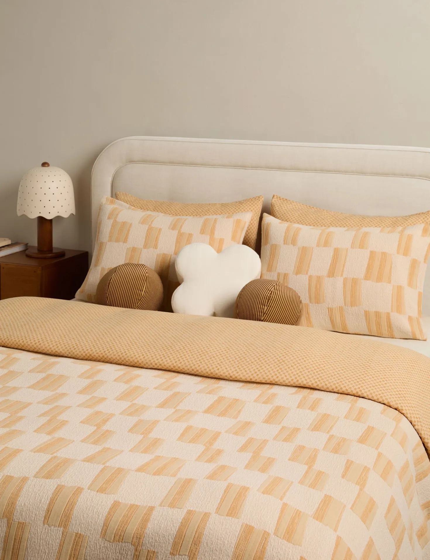 Ikoni Cotton Coverlet by Sarah Sherman Samuel