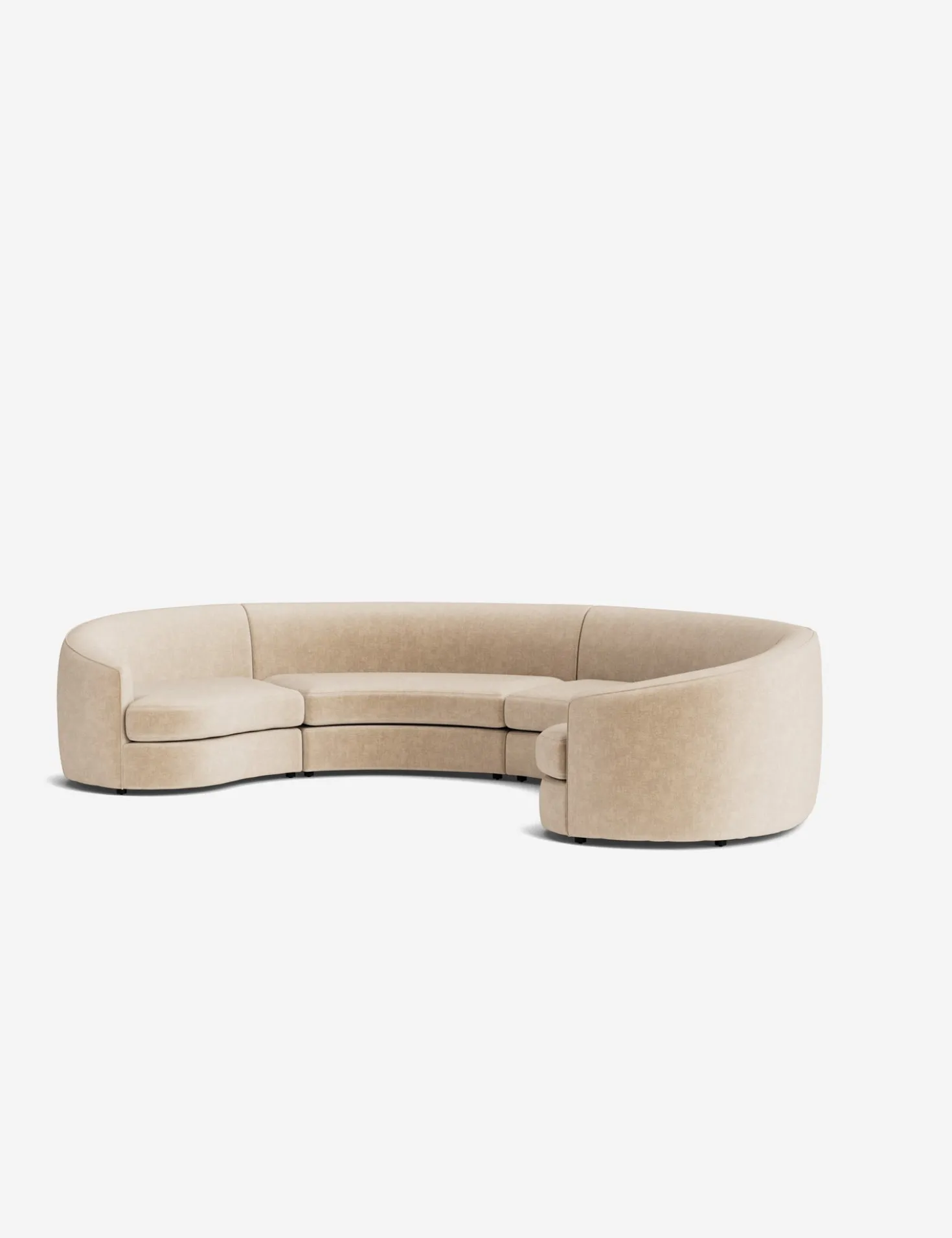 Imada Modular Curved Sectional Sofa
