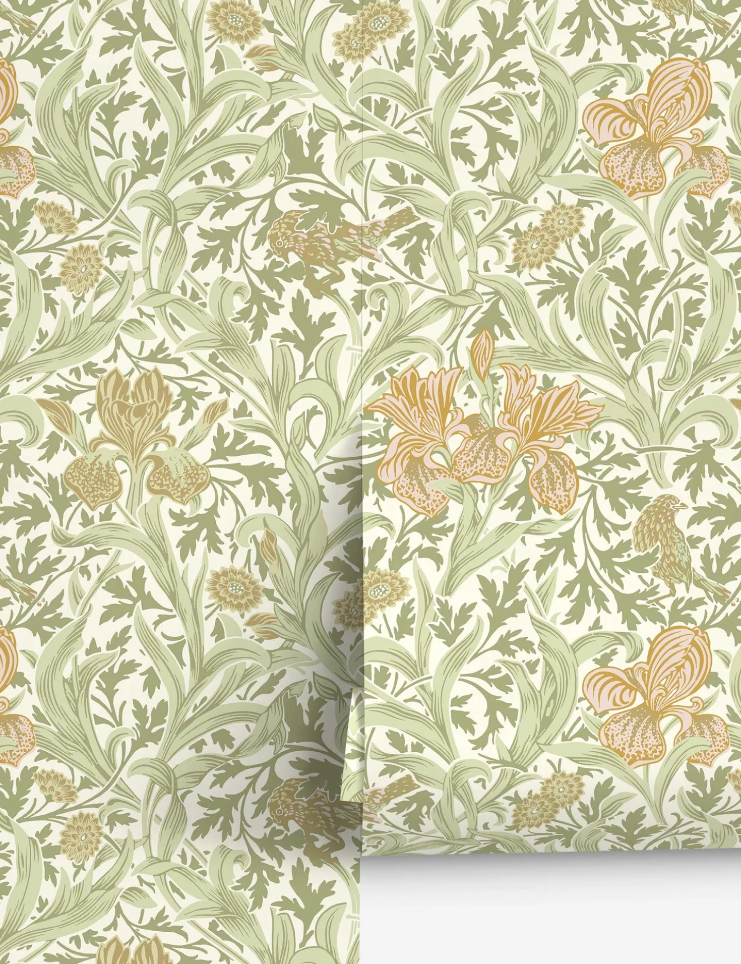 Iris Wallpaper by Morris & Co.
